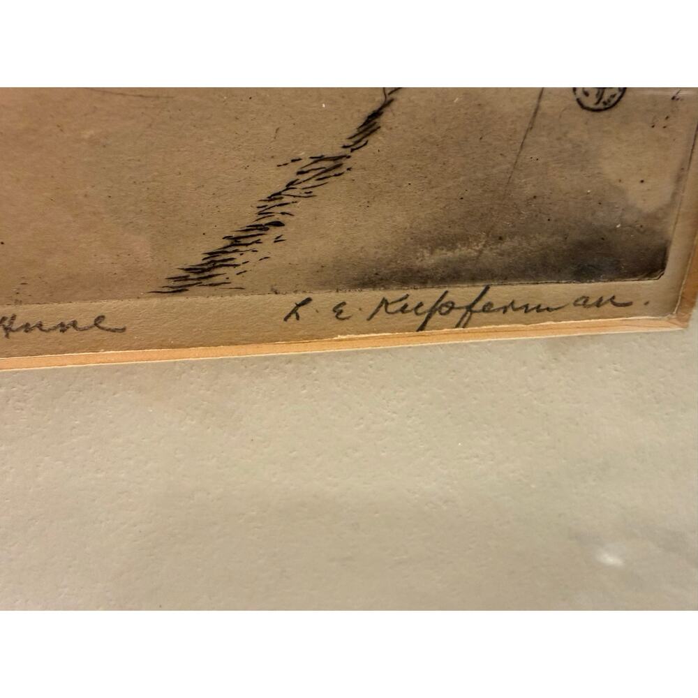 RARE 2 Original Art Works by Lawrence Kupferman Signed & Personalized - Picture 5 of 12